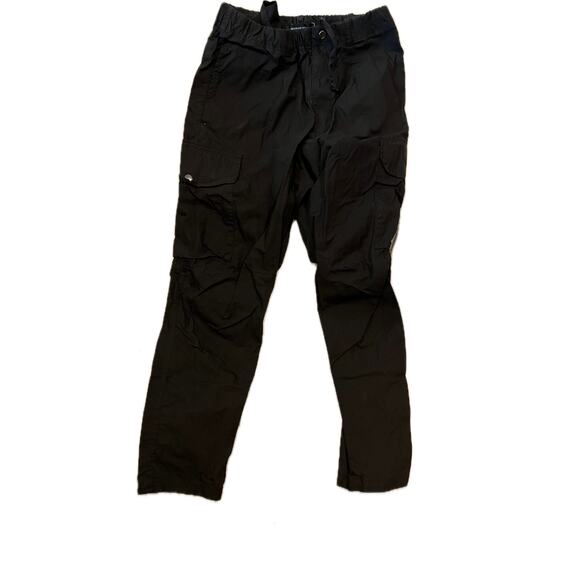 Sampson and Taylor Black Cargo Ankle Cuffed Joggers Mens S - Picture 1 of 3